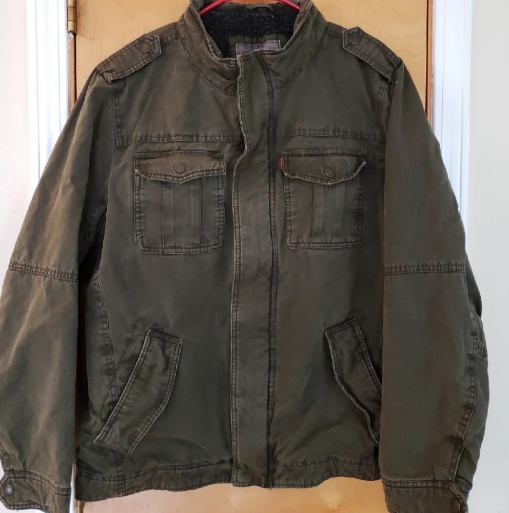 Levi's Sherpa Lined Jacket, Men Large